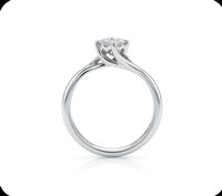 Anello Promesse Donna in Oro bianco Diamante 0.08 Ct FMP25008 - FMP25008